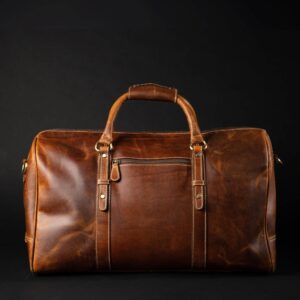 mens duffle bags leather