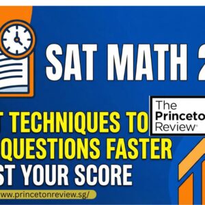 Tutor teaching SAT Math techniques to help students improve speed and accuracy.